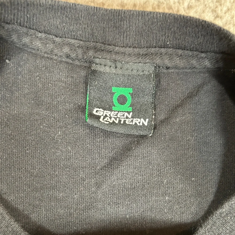 Black Green Lantern Comic‎ Graphic T Shirt Mens XL